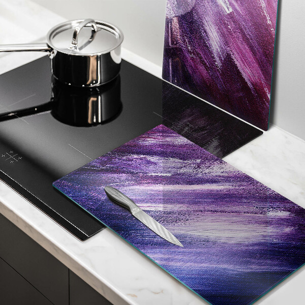 Copri piano cottura in vetro Dipingi l'astrazione