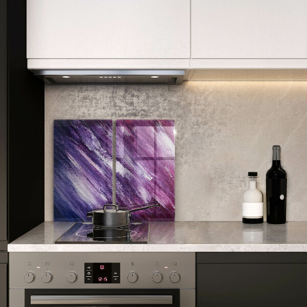 Copri piano cottura in vetro Dipingi l'astrazione
