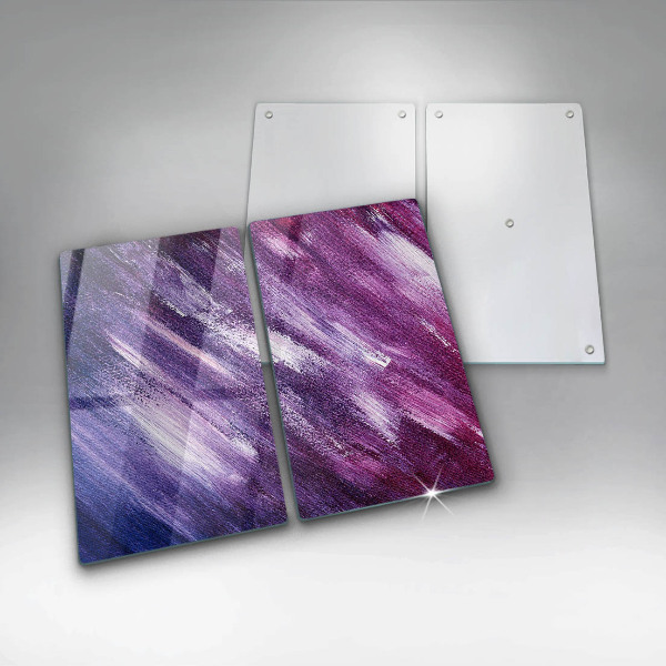 Copri piano cottura in vetro Dipingi l'astrazione