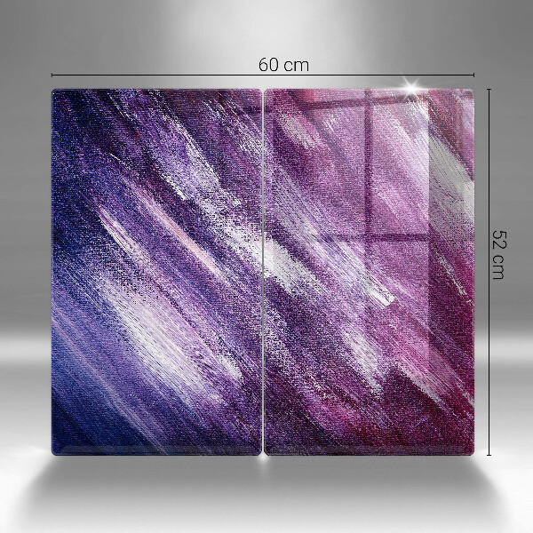 Copri piano cottura in vetro Dipingi l'astrazione