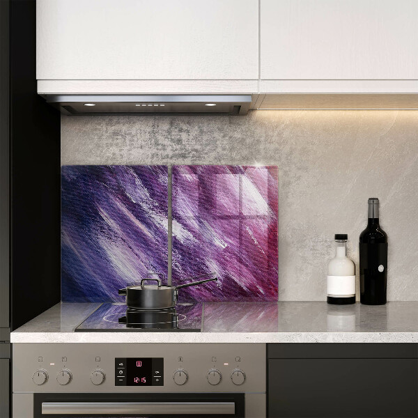 Copri piano cottura in vetro Dipingi l'astrazione