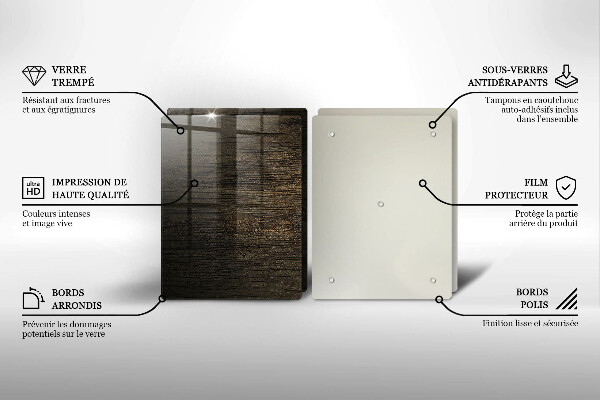 Copertura piano cottura Struttura della corteccia di legno
