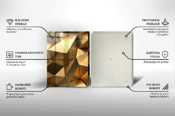 Copri piano cottura in vetro Sfondo di astrazione della struttura