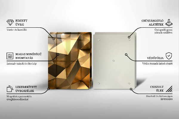 Copri piano cottura in vetro Sfondo di astrazione della struttura