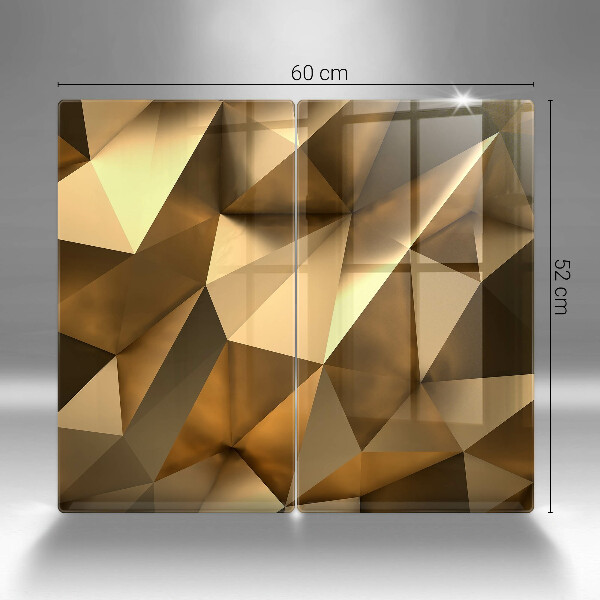 Copri piano cottura in vetro Sfondo di astrazione della struttura
