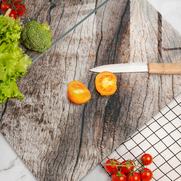 Copri piano cottura in vetro Struttura in legno