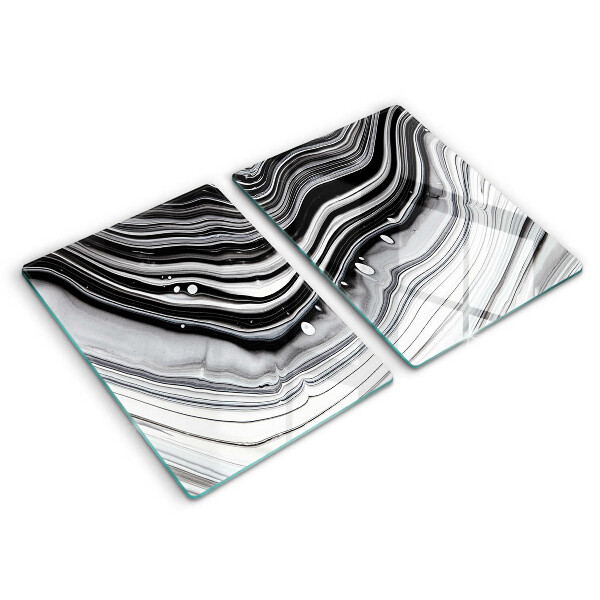 Copri piano cottura in vetro Astrazione dell'inchiostro