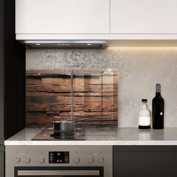 Copertura piano cottura Tavole di legno decorative