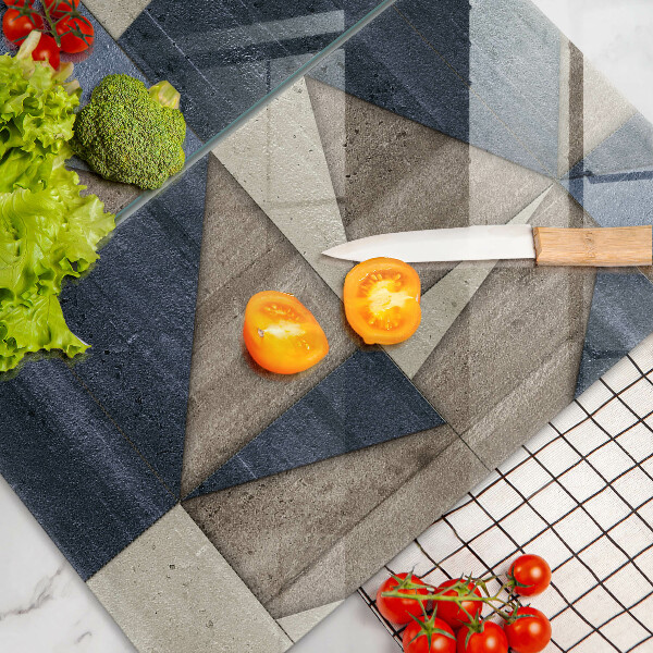 Copri piano cottura in vetro Astrazione geometrica