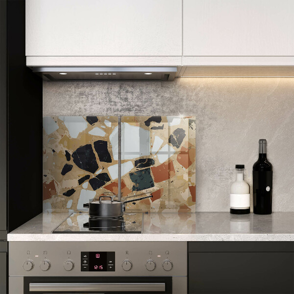 Copri piano cottura Piatto con pietre decorative