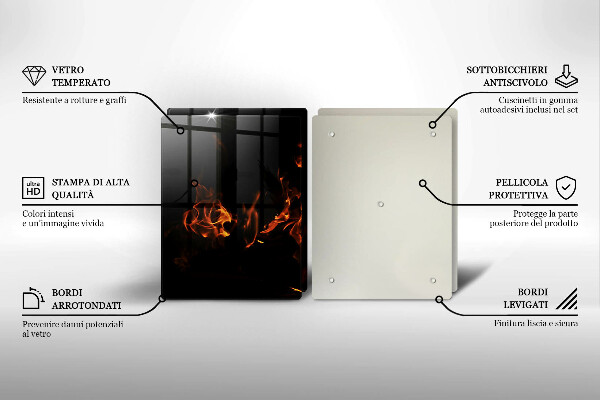 Copri piano cottura Accendi una fiamma viva