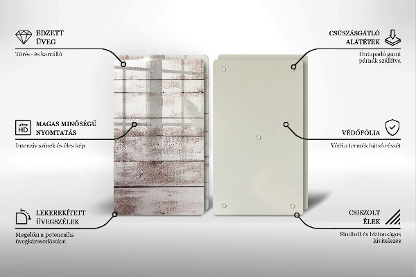 Copertura piano cottura Vecchie tavole di legno