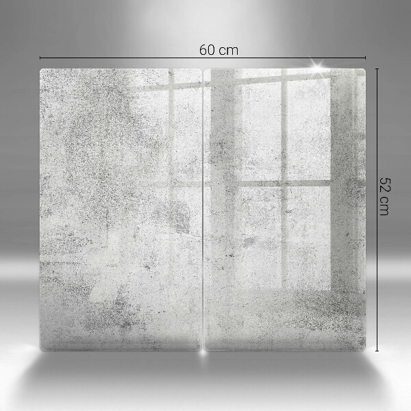 Copri piano cottura in vetro Struttura concreta