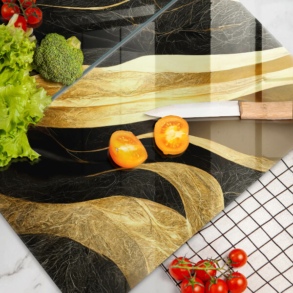 Copri piano cottura in vetro Astrazione elegante