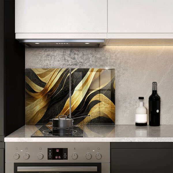 Copri piano cottura in vetro Astrazione elegante