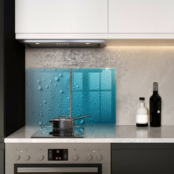 Copri piano cottura in vetro Gocce d'acqua