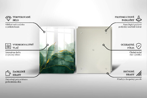 Copri piano cottura in vetro Natura astratta