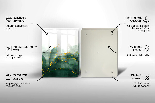 Copri piano cottura in vetro Natura astratta