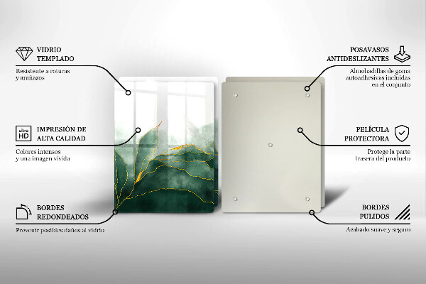 Copri piano cottura in vetro Natura astratta