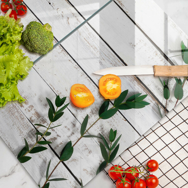 Copri piano cottura in vetro Vecchie tavole e foglie