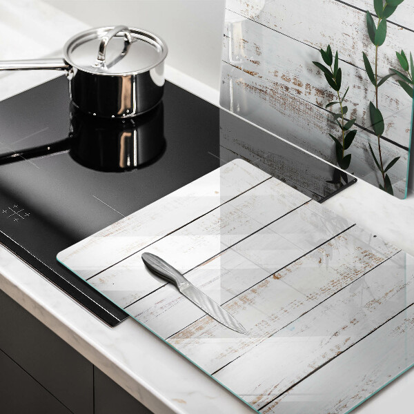 Copri piano cottura in vetro Vecchie tavole e foglie
