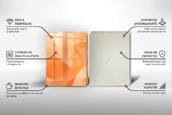 Copri piano cottura in vetro Sfondo geometrico