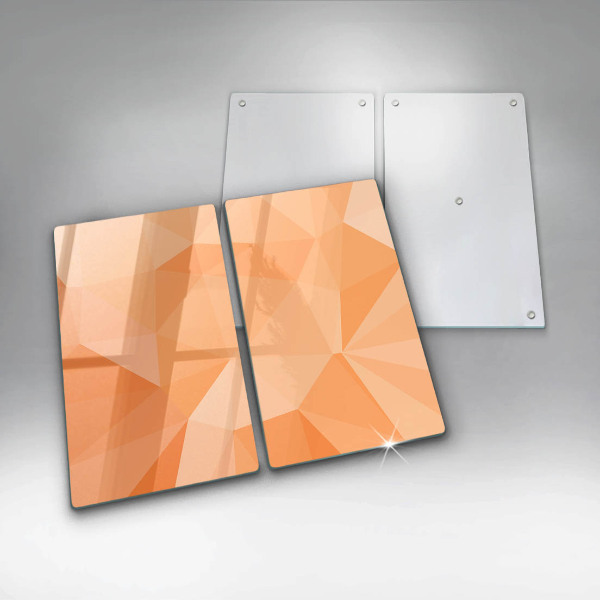 Copri piano cottura in vetro Sfondo geometrico
