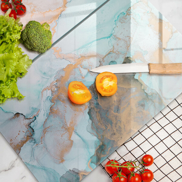 Copri piano cottura in vetro Astrazione del marmo