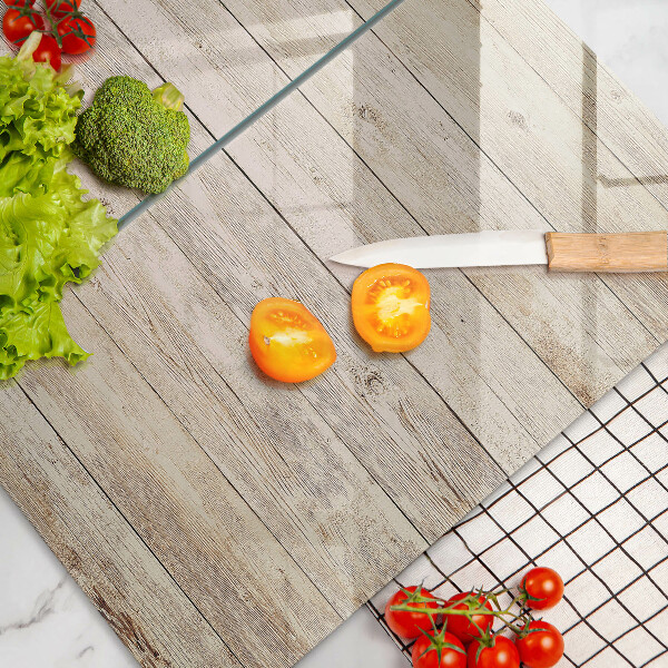 Copri piano cottura in vetro Tavole di legno