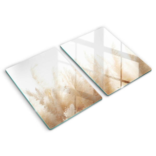 Copri piano cottura in vetro Erba della pampa