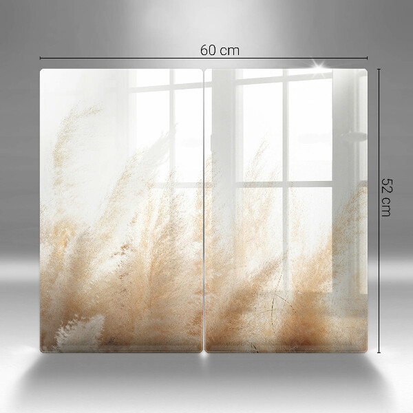 Copri piano cottura in vetro Erba della pampa