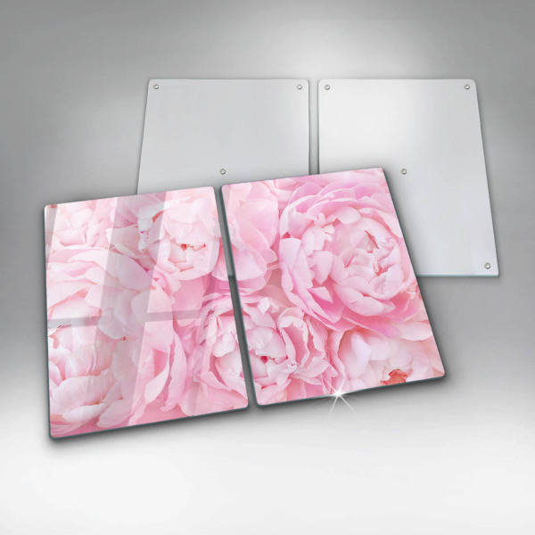 Copertura piano cottura Peonie delicate