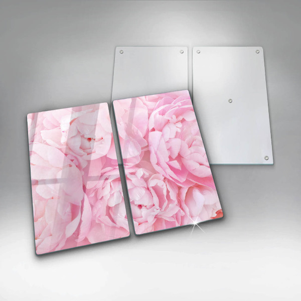Copertura piano cottura Peonie delicate