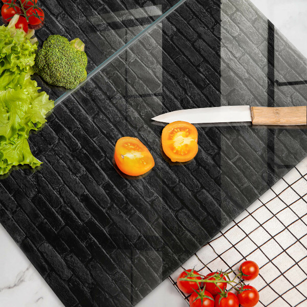 Copri piano cottura in vetro Muro di mattoni