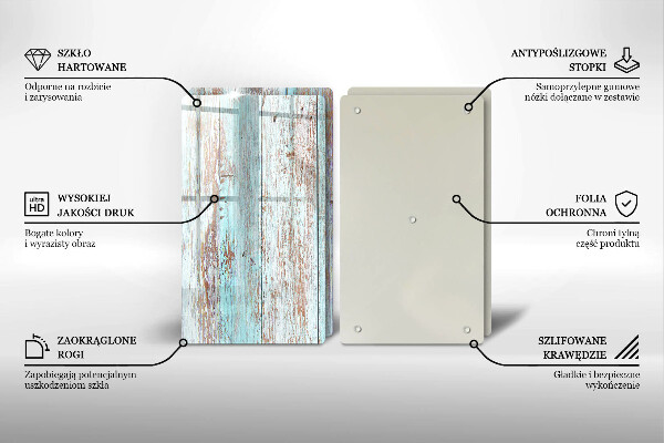 Copri piano cottura in vetro Vecchie tavole d'epoca