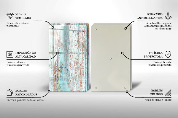 Copri piano cottura in vetro Vecchie tavole d'epoca