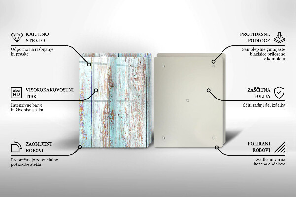 Copri piano cottura in vetro Vecchie tavole d'epoca