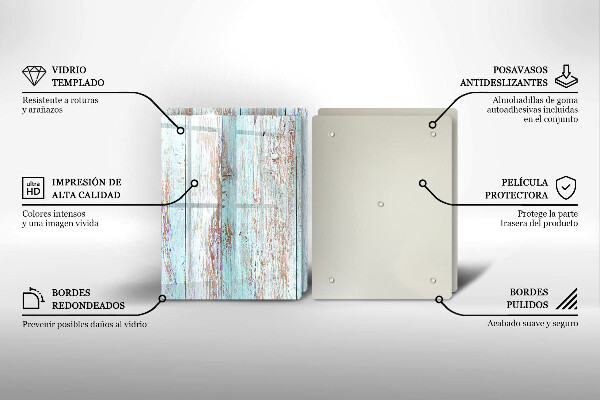 Copri piano cottura in vetro Vecchie tavole d'epoca