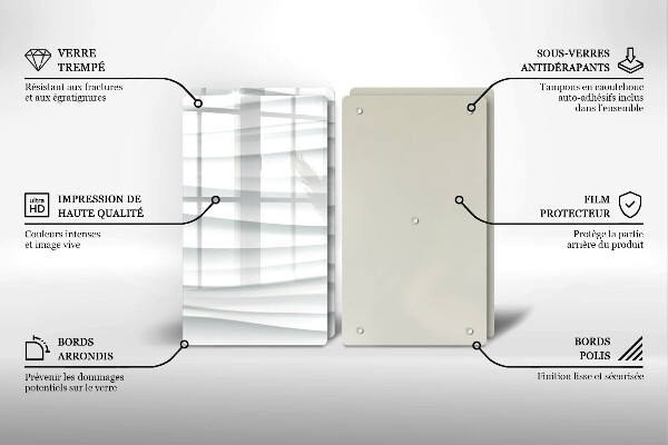Copri piano cottura in vetro Struttura moderna