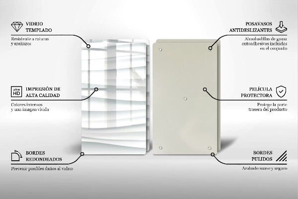 Copri piano cottura in vetro Struttura moderna