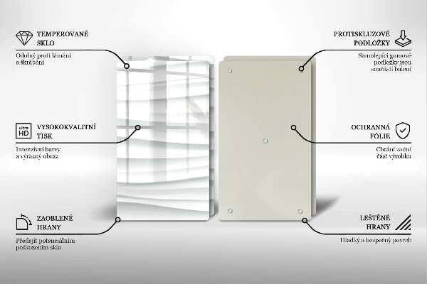 Copri piano cottura in vetro Struttura moderna