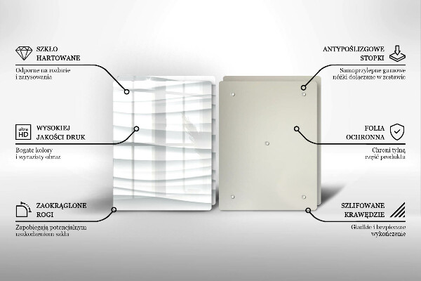 Copri piano cottura in vetro Struttura moderna