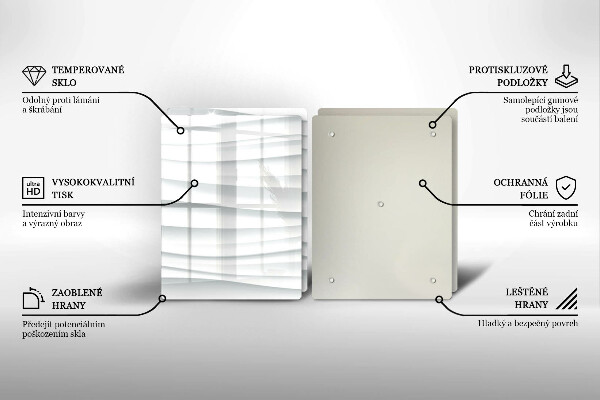 Copri piano cottura in vetro Struttura moderna