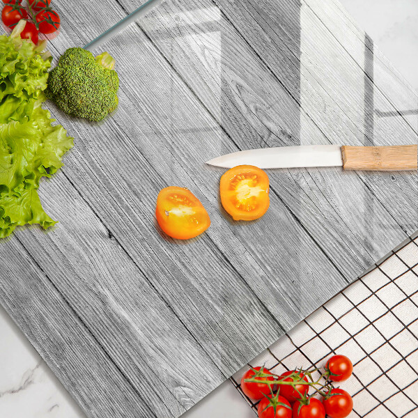 Copri piano cottura in vetro Vecchie tavole di legno