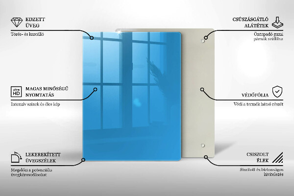 Copri piano cottura Colore blu