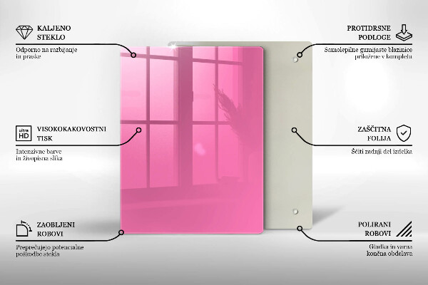 Copri piano cottura Colore rosa