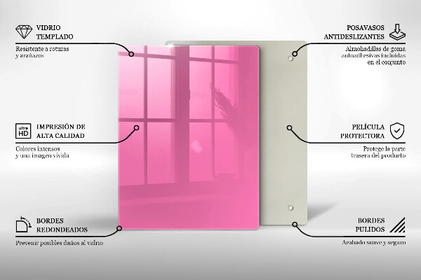 Copri piano cottura Colore rosa