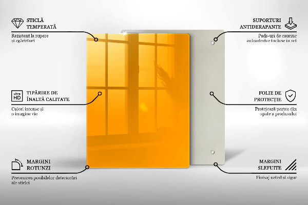 Copri piano cottura Colore giallo scuro