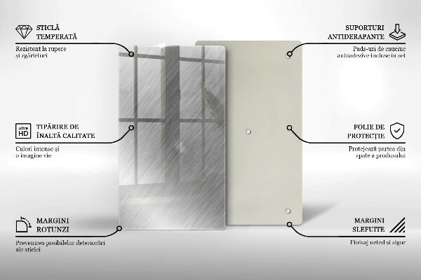 Copri piano induzione Sfondo con struttura in metallo