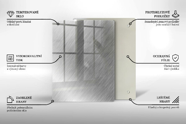 Copri piano induzione Sfondo con struttura in metallo